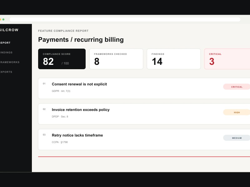 Silcrow interface detail 2.